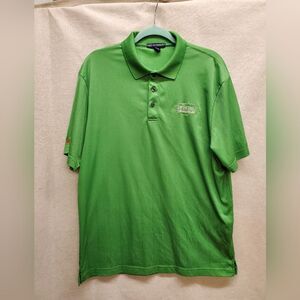 Port Authority Green Golf Shirt in Size Large